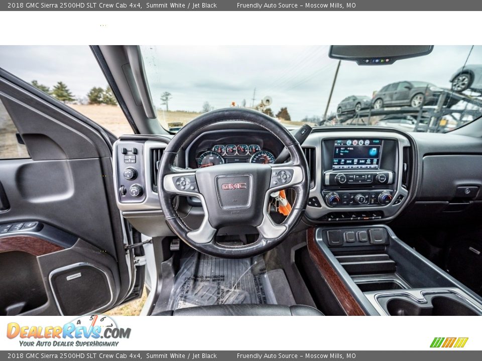 Dashboard of 2018 GMC Sierra 2500HD SLT Crew Cab 4x4 Photo #14