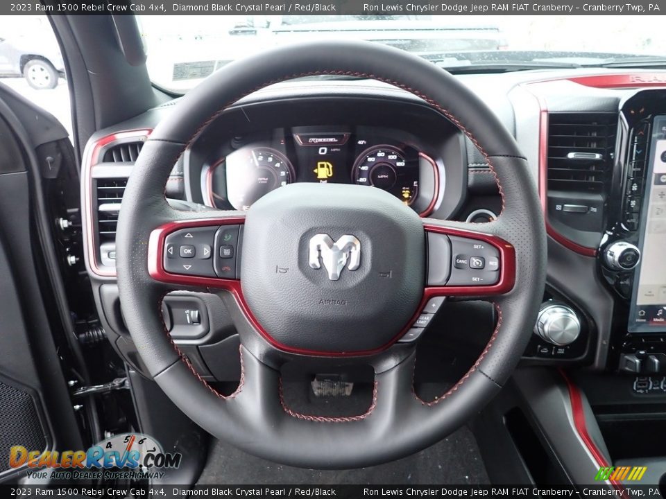 2023 Ram 1500 Rebel Crew Cab 4x4 Steering Wheel Photo #16