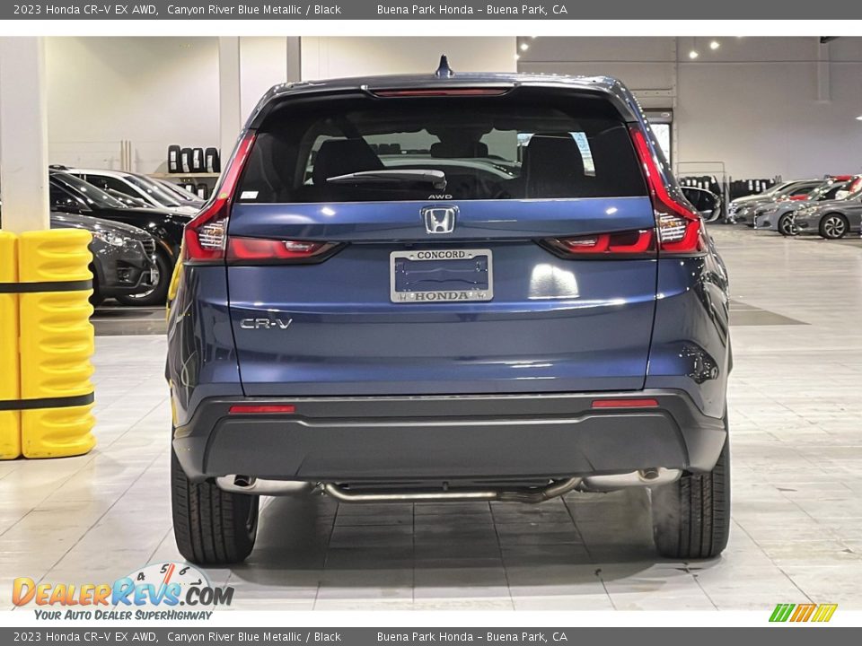 2023 Honda CR-V EX AWD Canyon River Blue Metallic / Black Photo #5