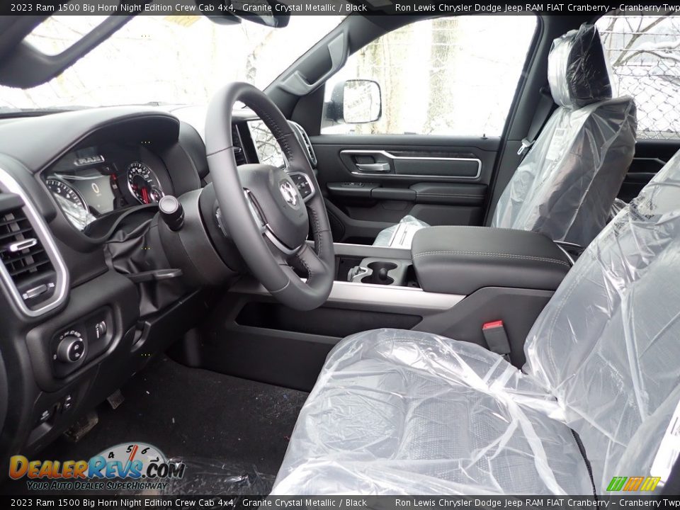 2023 Ram 1500 Big Horn Night Edition Crew Cab 4x4 Granite Crystal Metallic / Black Photo #10