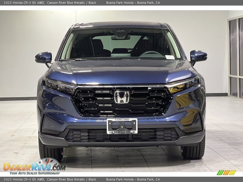 2023 Honda CR-V EX AWD Canyon River Blue Metallic / Black Photo #6