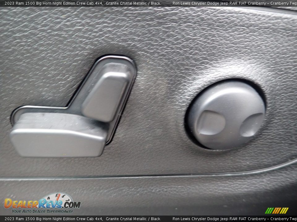 2023 Ram 1500 Big Horn Night Edition Crew Cab 4x4 Granite Crystal Metallic / Black Photo #12