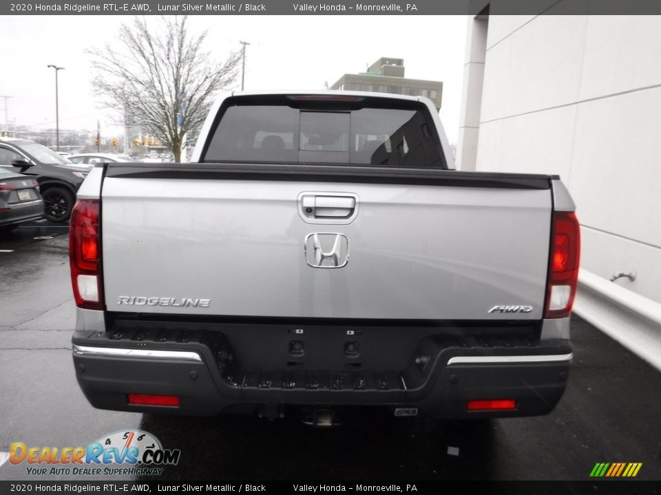 2020 Honda Ridgeline RTL-E AWD Lunar Silver Metallic / Black Photo #8