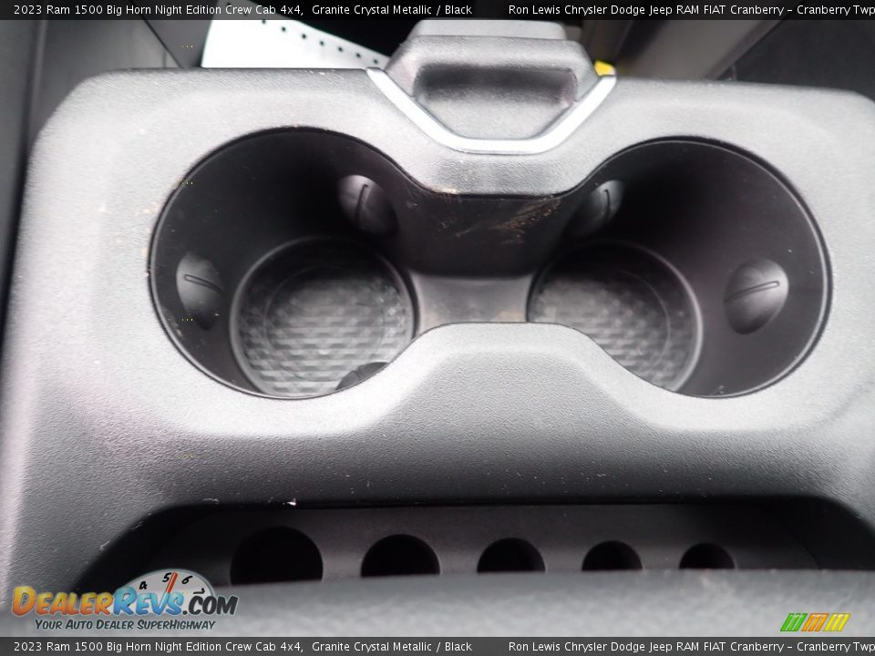2023 Ram 1500 Big Horn Night Edition Crew Cab 4x4 Granite Crystal Metallic / Black Photo #14