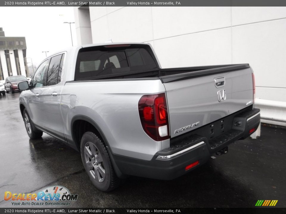 2020 Honda Ridgeline RTL-E AWD Lunar Silver Metallic / Black Photo #10