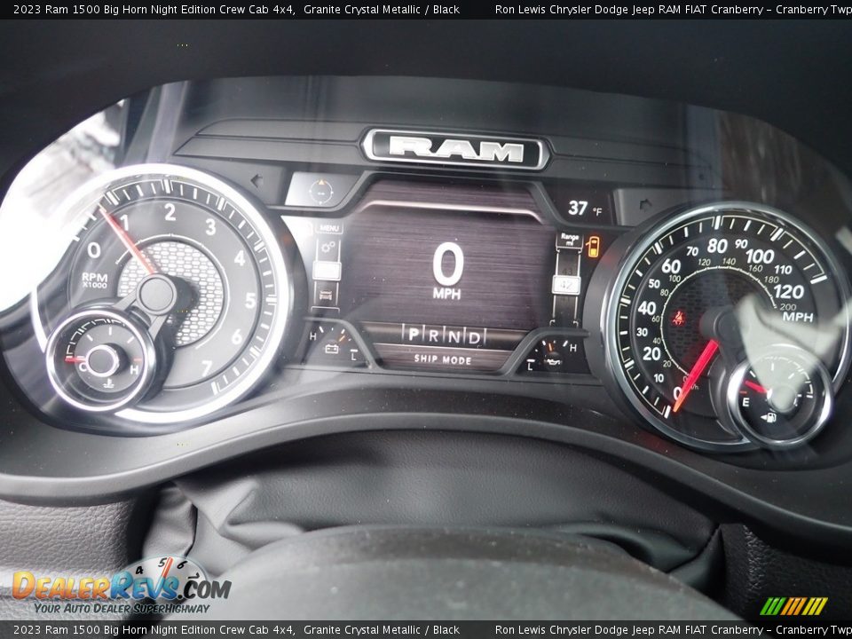 2023 Ram 1500 Big Horn Night Edition Crew Cab 4x4 Gauges Photo #16