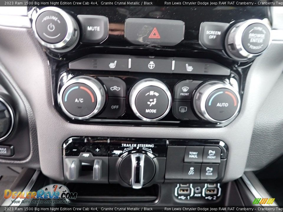 Controls of 2023 Ram 1500 Big Horn Night Edition Crew Cab 4x4 Photo #18