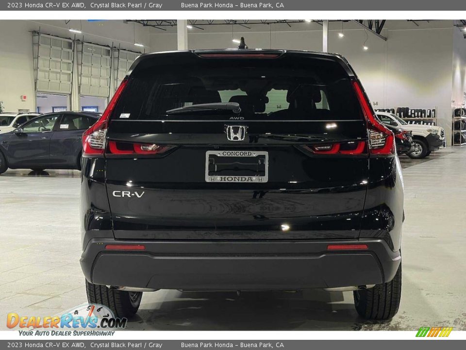 2023 Honda CR-V EX AWD Crystal Black Pearl / Gray Photo #5