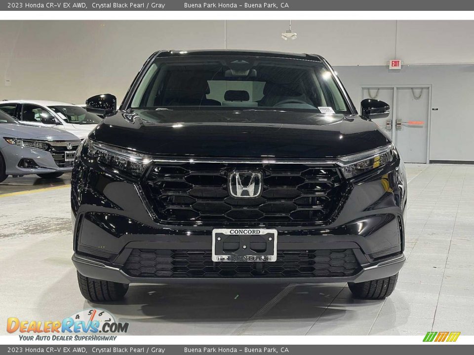 2023 Honda CR-V EX AWD Crystal Black Pearl / Gray Photo #6