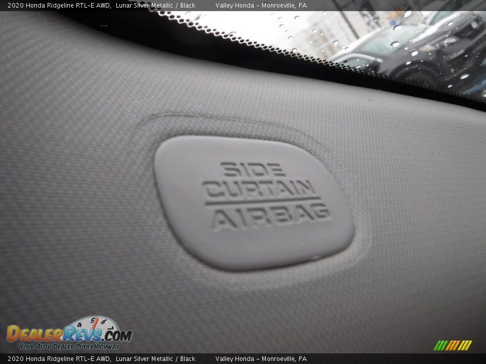 2020 Honda Ridgeline RTL-E AWD Lunar Silver Metallic / Black Photo #30