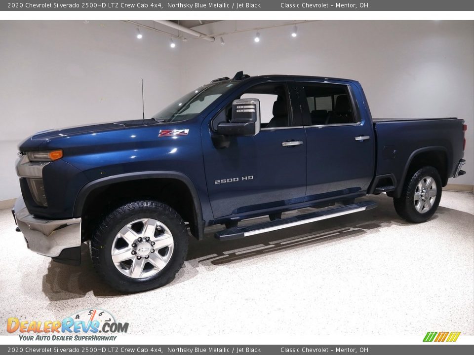 2020 Chevrolet Silverado 2500HD LTZ Crew Cab 4x4 Northsky Blue Metallic / Jet Black Photo #3