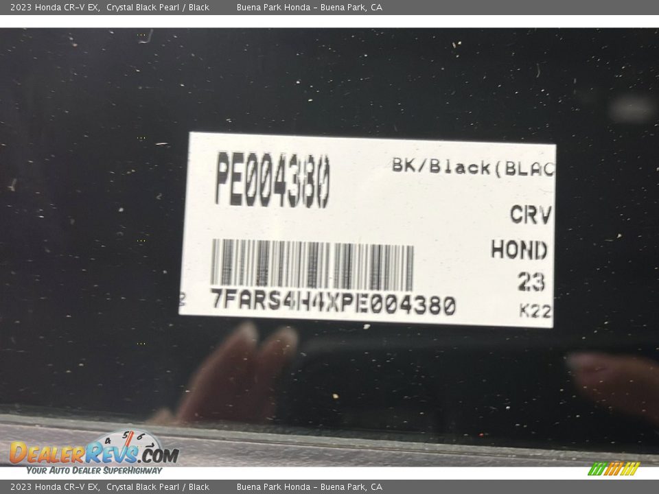 2023 Honda CR-V EX Crystal Black Pearl / Black Photo #7