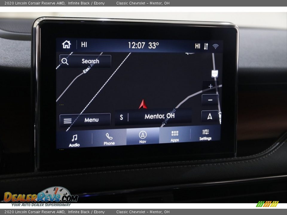 Navigation of 2020 Lincoln Corsair Reserve AWD Photo #12