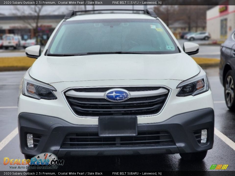 2020 Subaru Outback 2.5i Premium Crystal White Pearl / Slate Black Photo #2