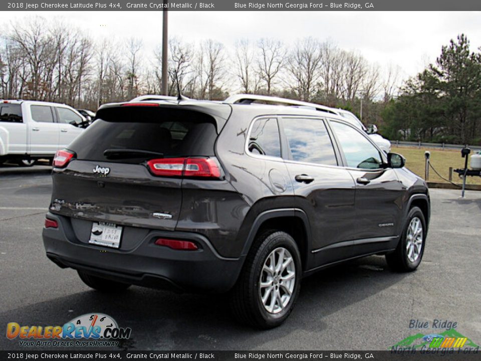 2018 Jeep Cherokee Latitude Plus 4x4 Granite Crystal Metallic / Black Photo #5