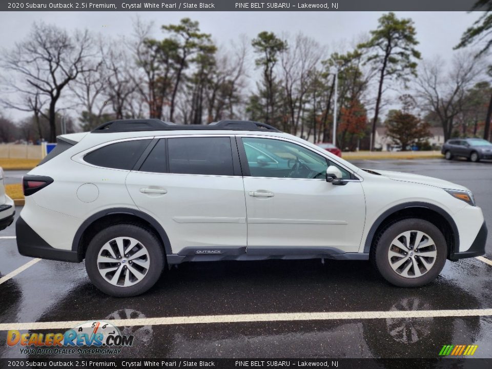 2020 Subaru Outback 2.5i Premium Crystal White Pearl / Slate Black Photo #4