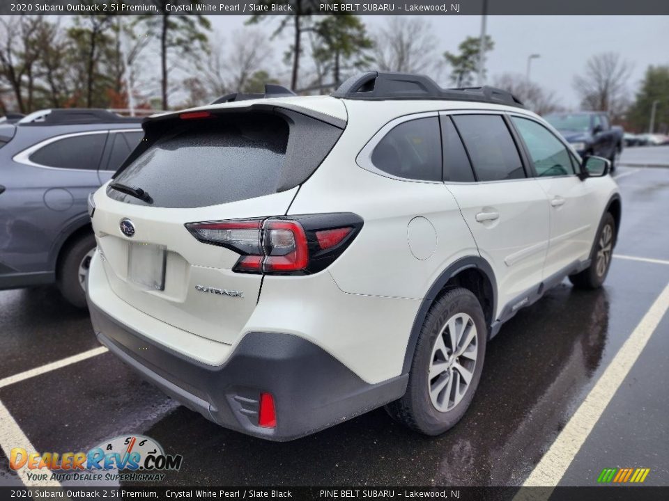 2020 Subaru Outback 2.5i Premium Crystal White Pearl / Slate Black Photo #6