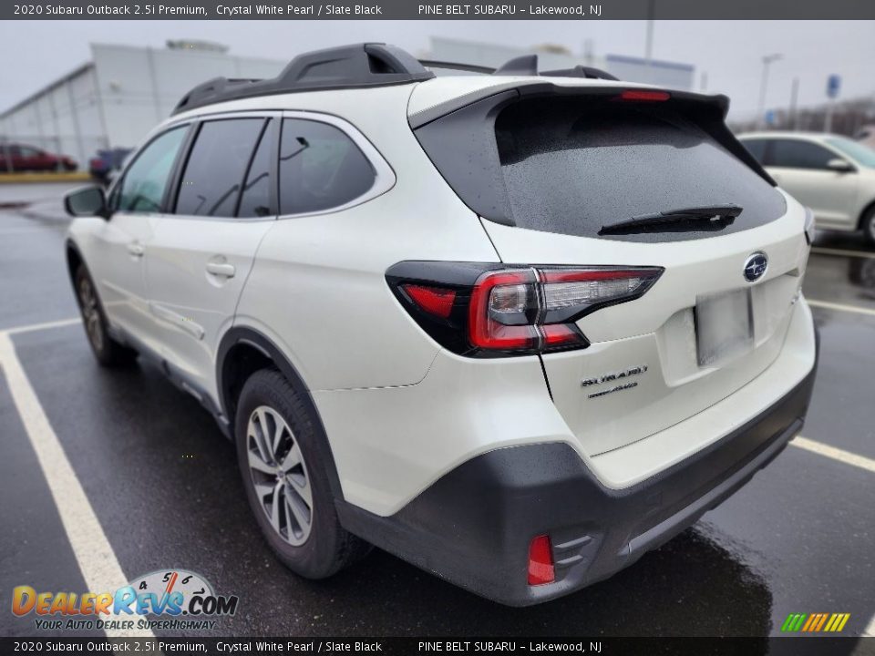 2020 Subaru Outback 2.5i Premium Crystal White Pearl / Slate Black Photo #7