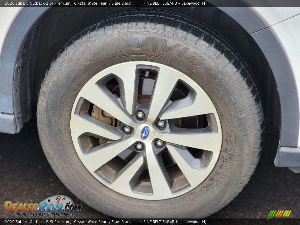 2020 Subaru Outback 2.5i Premium Crystal White Pearl / Slate Black Photo #8