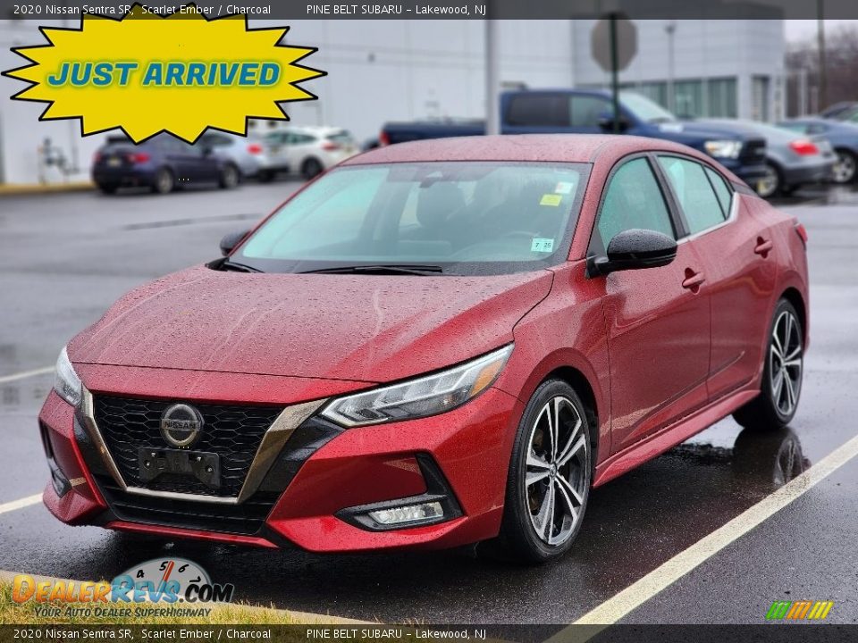 2020 Nissan Sentra SR Scarlet Ember / Charcoal Photo #1