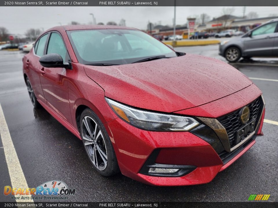 2020 Nissan Sentra SR Scarlet Ember / Charcoal Photo #3