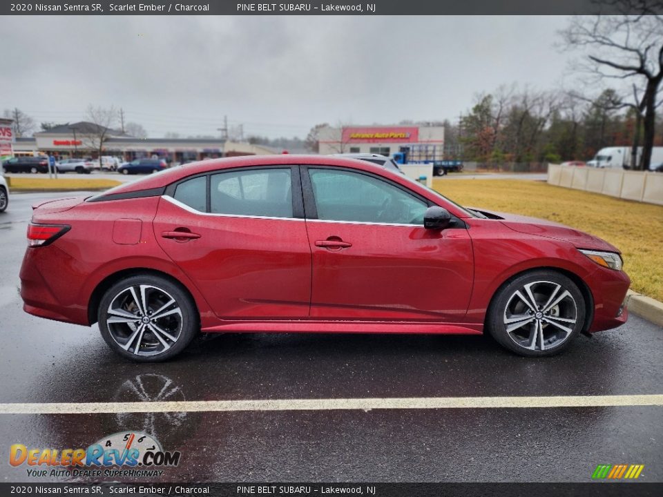 2020 Nissan Sentra SR Scarlet Ember / Charcoal Photo #4