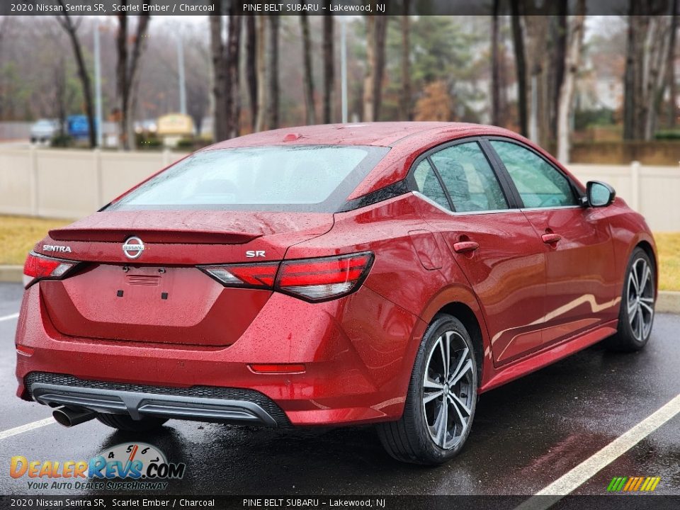 2020 Nissan Sentra SR Scarlet Ember / Charcoal Photo #6