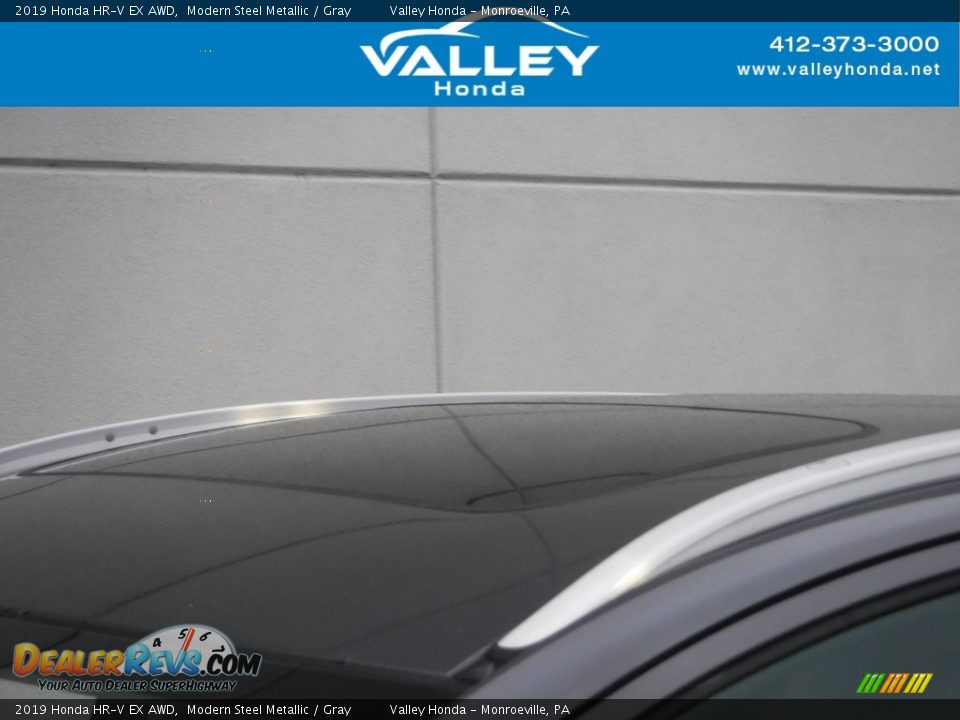 2019 Honda HR-V EX AWD Modern Steel Metallic / Gray Photo #3