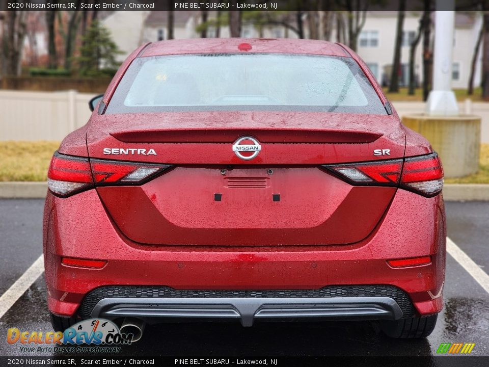 2020 Nissan Sentra SR Scarlet Ember / Charcoal Photo #7
