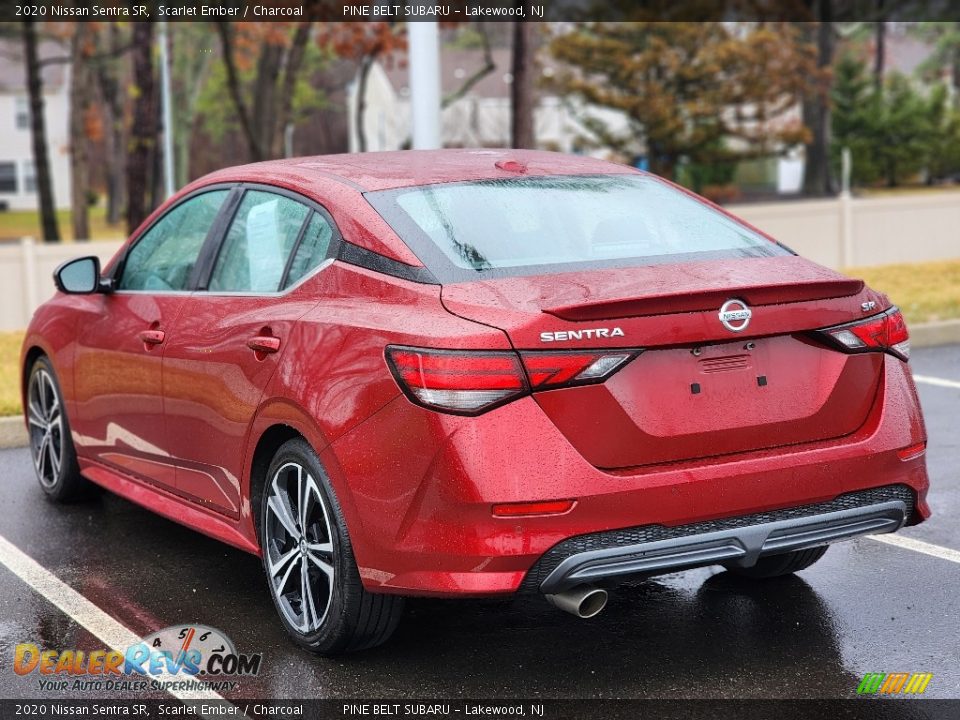 2020 Nissan Sentra SR Scarlet Ember / Charcoal Photo #8