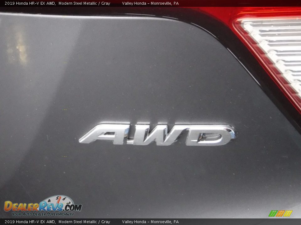2019 Honda HR-V EX AWD Modern Steel Metallic / Gray Photo #8