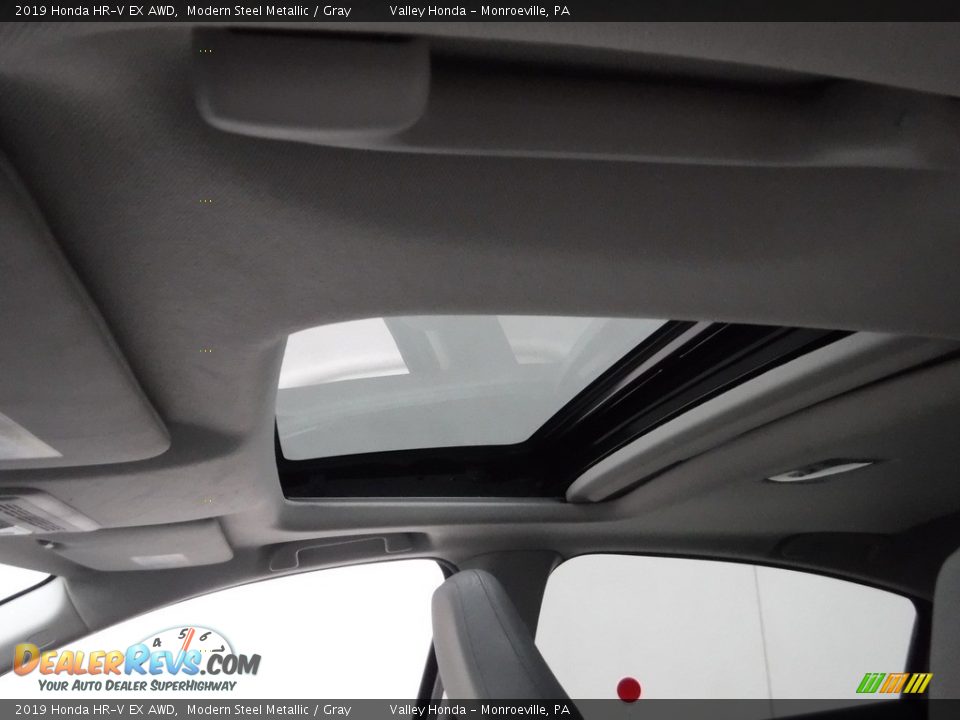 2019 Honda HR-V EX AWD Modern Steel Metallic / Gray Photo #11