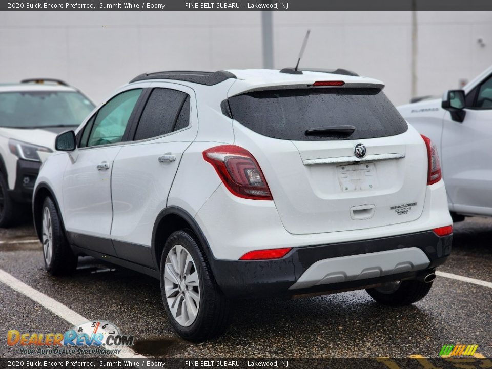 2020 Buick Encore Preferred Summit White / Ebony Photo #7