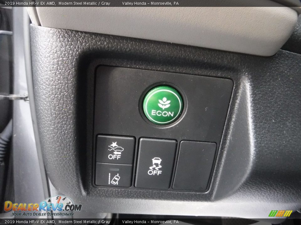 2019 Honda HR-V EX AWD Modern Steel Metallic / Gray Photo #13