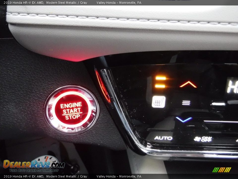 2019 Honda HR-V EX AWD Modern Steel Metallic / Gray Photo #17