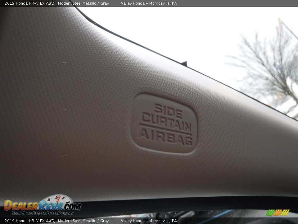 2019 Honda HR-V EX AWD Modern Steel Metallic / Gray Photo #22