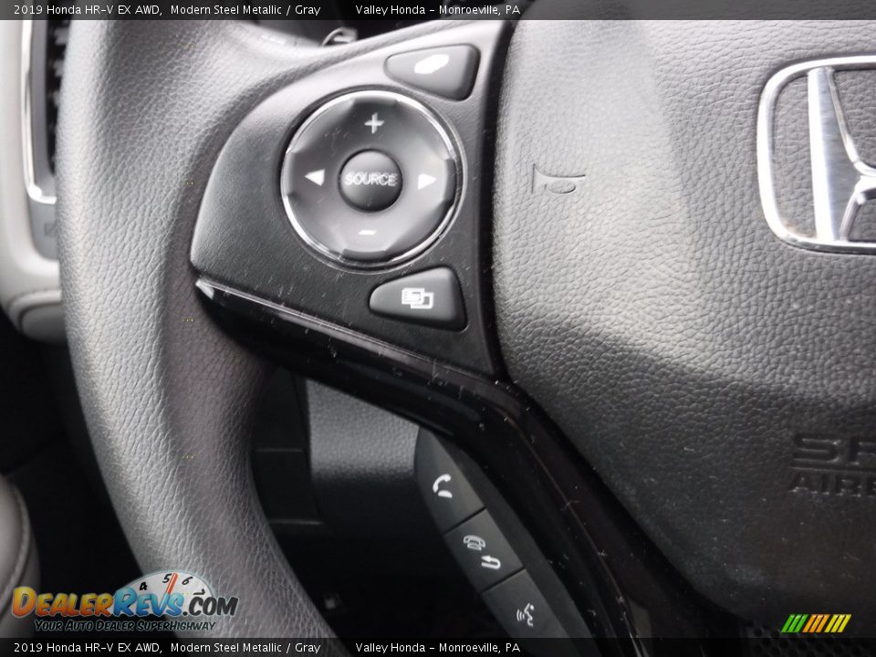 2019 Honda HR-V EX AWD Modern Steel Metallic / Gray Photo #23