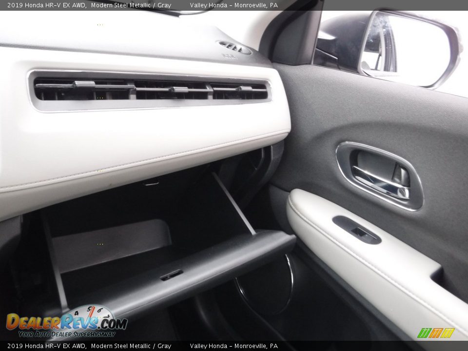 2019 Honda HR-V EX AWD Modern Steel Metallic / Gray Photo #25