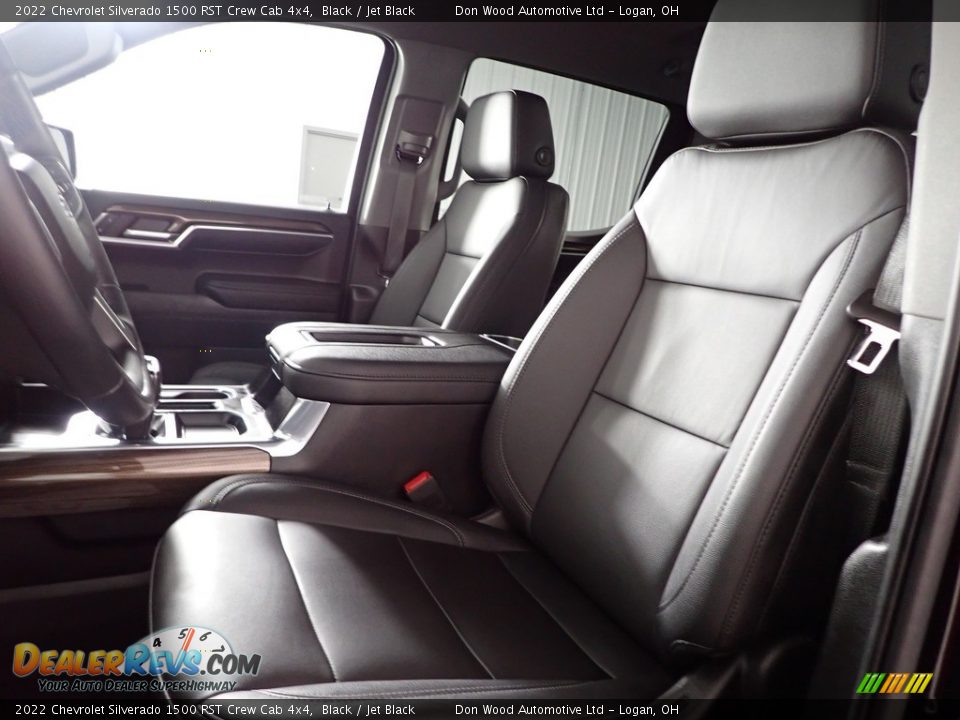 2022 Chevrolet Silverado 1500 RST Crew Cab 4x4 Black / Jet Black Photo #14