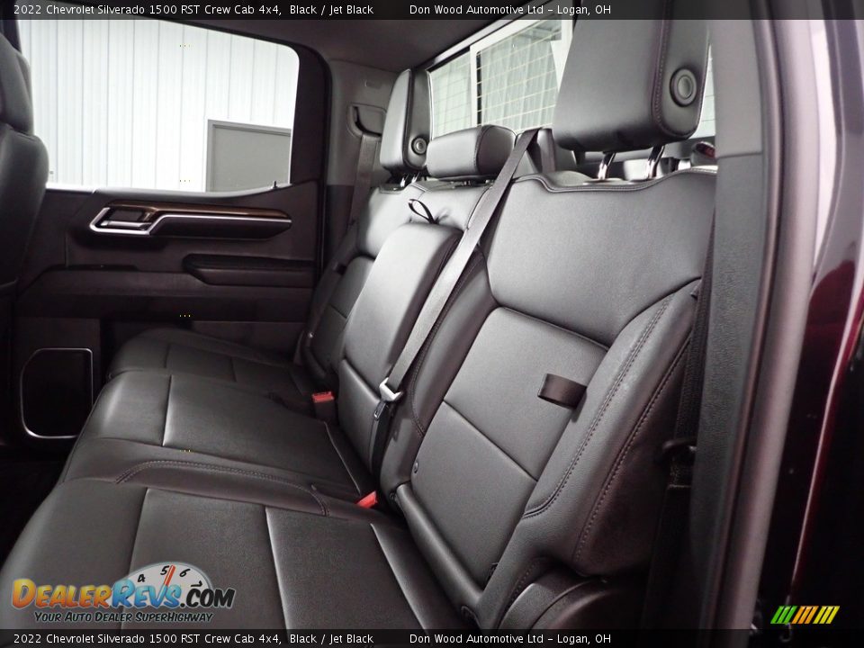 2022 Chevrolet Silverado 1500 RST Crew Cab 4x4 Black / Jet Black Photo #25