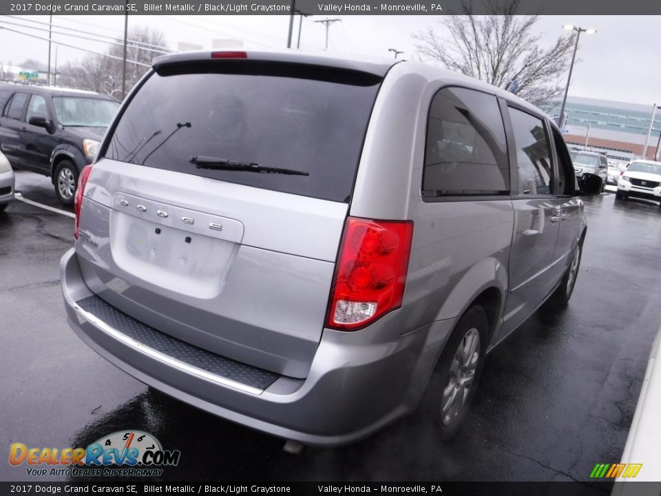 2017 Dodge Grand Caravan SE Billet Metallic / Black/Light Graystone Photo #6