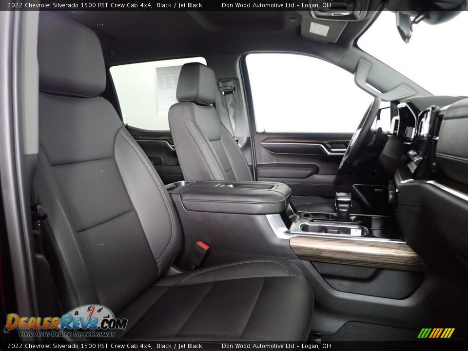 2022 Chevrolet Silverado 1500 RST Crew Cab 4x4 Black / Jet Black Photo #28