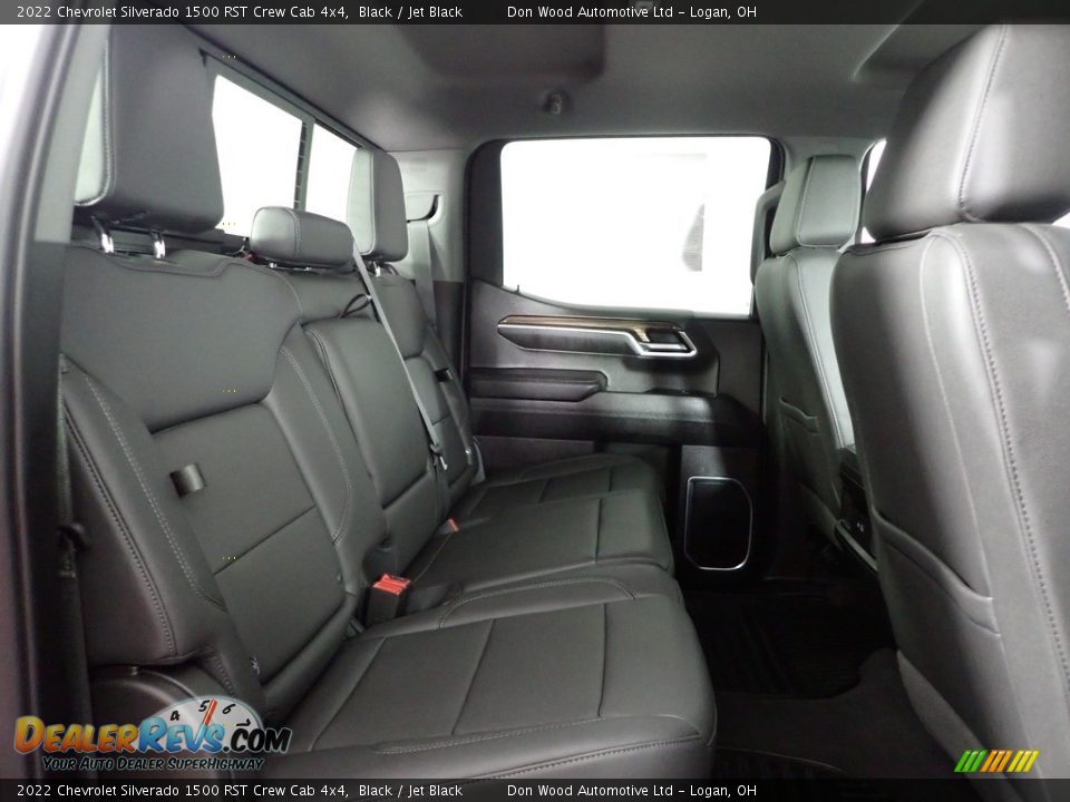 2022 Chevrolet Silverado 1500 RST Crew Cab 4x4 Black / Jet Black Photo #30