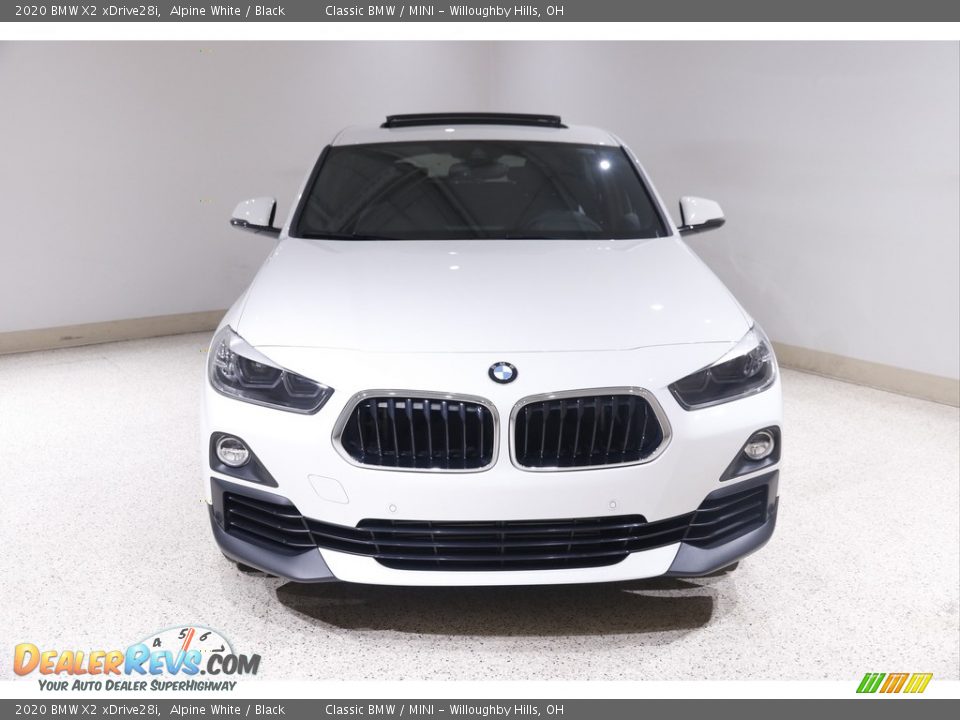2020 BMW X2 xDrive28i Alpine White / Black Photo #2
