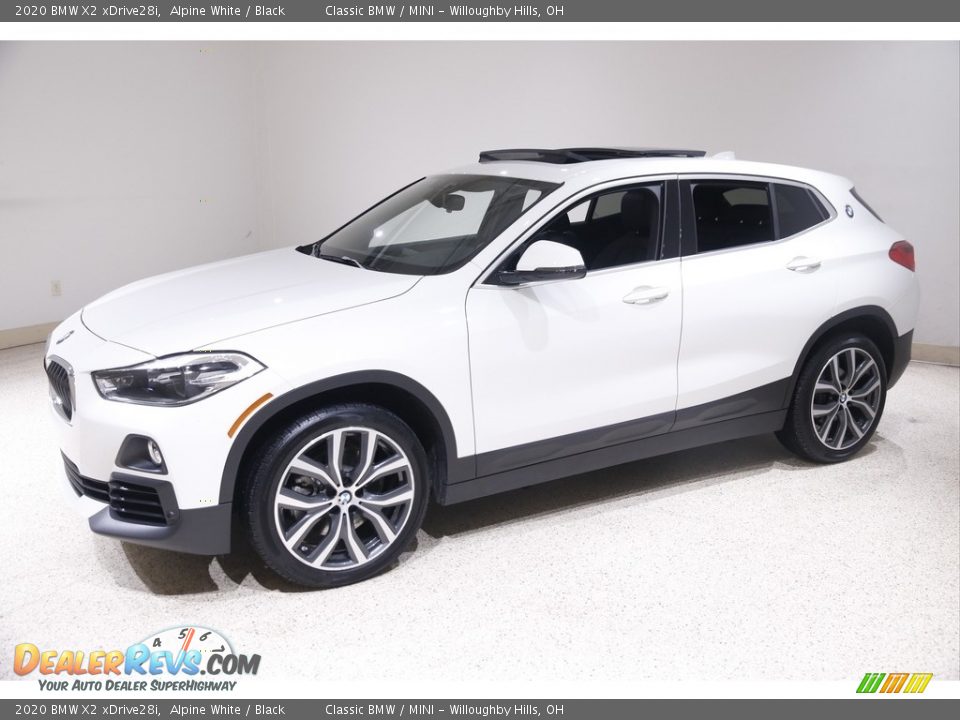 2020 BMW X2 xDrive28i Alpine White / Black Photo #3