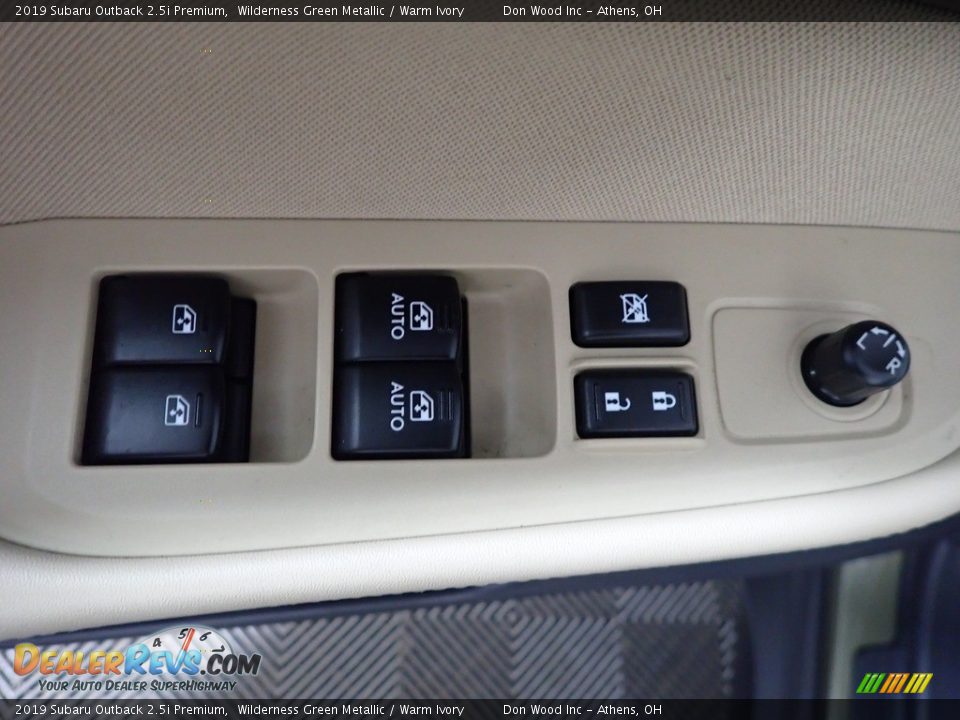 2019 Subaru Outback 2.5i Premium Wilderness Green Metallic / Warm Ivory Photo #18