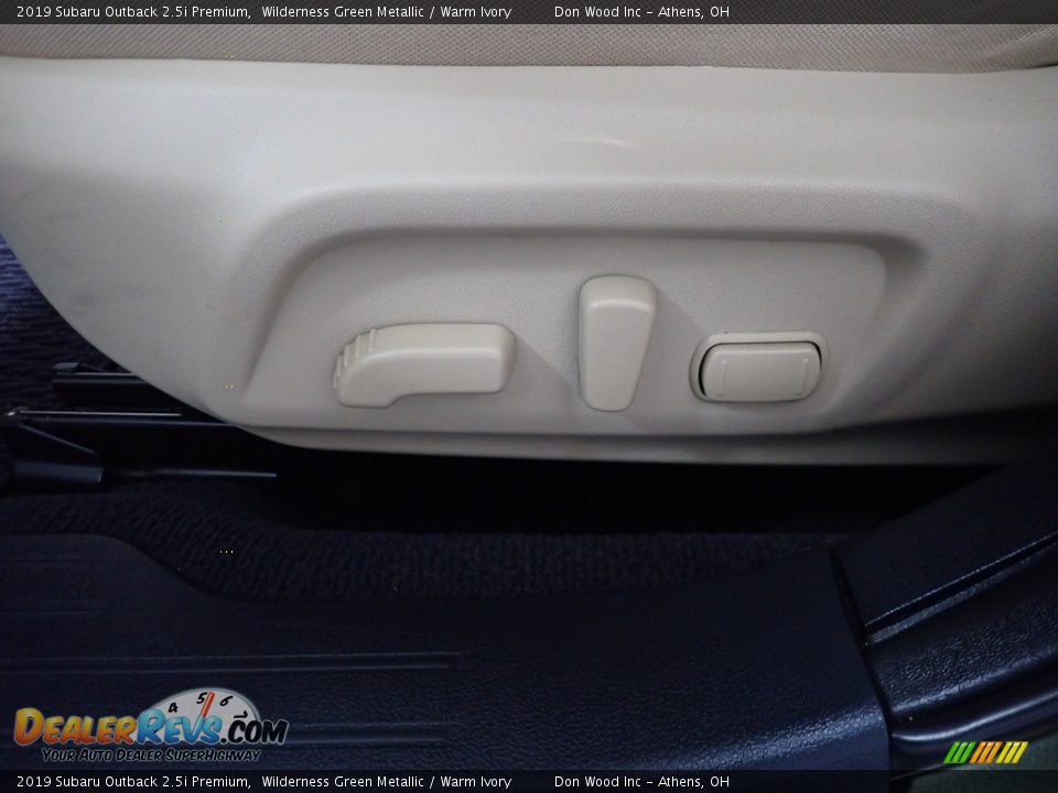 2019 Subaru Outback 2.5i Premium Wilderness Green Metallic / Warm Ivory Photo #20