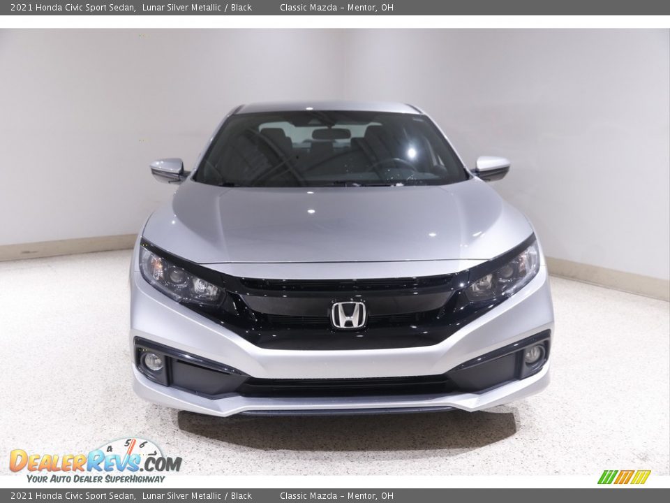 2021 Honda Civic Sport Sedan Lunar Silver Metallic / Black Photo #2