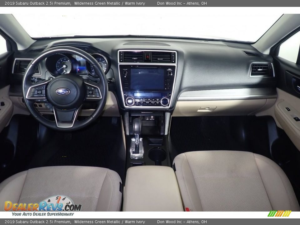 2019 Subaru Outback 2.5i Premium Wilderness Green Metallic / Warm Ivory Photo #21