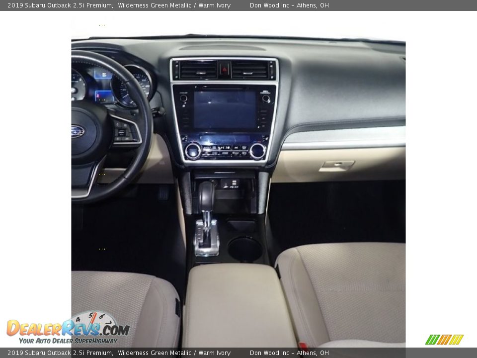 2019 Subaru Outback 2.5i Premium Wilderness Green Metallic / Warm Ivory Photo #22
